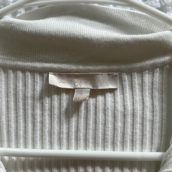 Cotton Candy LA Collared Sweater - Picture 2 of 4